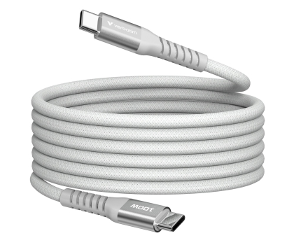 Kabel VERBATIM Sync & Charge USB C to USB C 100W Magnetic 120 cm - Grey